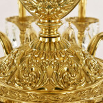 Фото 2 Люстра бронзовая с хрусталём 72302/16/360 A G