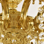 Фото 3 Люстра бронзовая с хрусталём 72302/16/360 A G