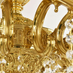 Фото 2 Люстра бронзовая с хрусталём 72302/16/360 B G