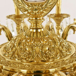 Фото 3 Люстра бронзовая с хрусталём 72302/16/360 B G