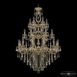 Фото Люстра бронзовая с хрусталём 72401/12+6+6/300/3d B GW FL3M