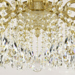 Фото 3 Люстра бронзовая с хрусталём 72402/12/300 A GW FA3B