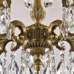 Фото 2 Люстра бронзовая с хрусталём 73101/5/125 A FP