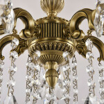 Фото 3 Люстра бронзовая с хрусталём 73101/5/125 B FP