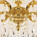 Фото 2 Люстра бронзовая с хрусталём 73102/5/175 A G