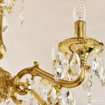 Фото 3 Люстра бронзовая с хрусталём 73102/5/175 A G