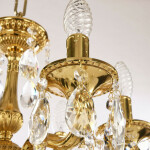 Фото 4 Люстра бронзовая с хрусталём 73102/6/125 B G