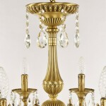 Фото 4 Люстра бронзовая с хрусталём 73102/8/210 B FP