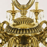 Фото 2 Люстра бронзовая с хрусталём 73301/12/250 A GB