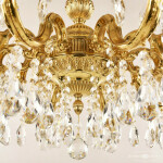 Фото 3 Люстра бронзовая с хрусталём 75101/10/210 A G