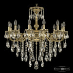 Фото Люстра бронзовая с хрусталём 75101/12/250 B GB