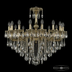 Фото Люстра бронзовая с хрусталём 75101/16/300 B GB