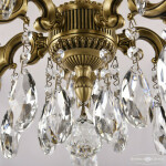 Фото 3 Люстра бронзовая с хрусталём 75101/5/125 A FP