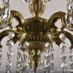 Фото 3 Люстра бронзовая с хрусталём 75101/5/125 B FP