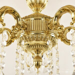 Фото 3 Люстра бронзовая с хрусталём 75101/5/175 A G