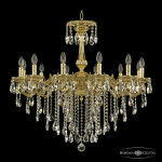 Фото Люстра бронзовая с хрусталём 75102/12/300 B G