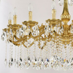 Фото 4 Люстра бронзовая с хрусталём 75102/16/360 A G