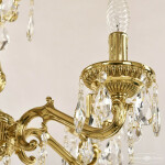 Фото 4 Люстра бронзовая с хрусталём 75102/5/175 A G
