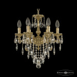 Фото Люстра бронзовая с хрусталём 75102/6/125 B G