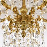 Фото 3 Люстра бронзовая с хрусталём 75102/6/125 B G