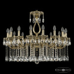 Фото 1 Люстра бронзовая с хрусталём 75301/16/300 A GB