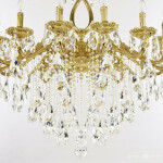 Фото 4 Люстра бронзовая с хрусталём 75302/16/360 B G