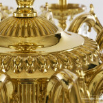 Фото 2 Люстра бронзовая с хрусталём 75402/16/360 B G FD2B