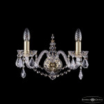 Фото 1 Бра хрустальные 1411B/2/160 G Leafs