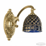 Фото 1 Бра бронзовые с хрусталём 7209B10/1/175 G P1 D Amber-Blue/H-1J