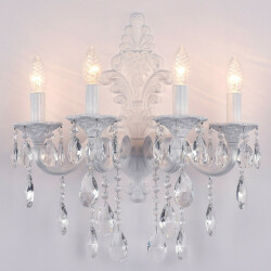 Фото Бра хрустальные AL7801B15/4/175 B WM Bohemia Ivele Crystal