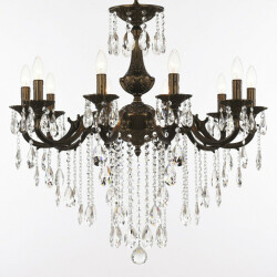 Фото Люстра хрустальная AL78101/10/250 B PD Bohemia Ivele Crystal