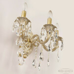 Фото 1 Бра хрустальные AL7901B10/3/175 B AGW Bohemia Ivele Crystal