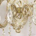 Фото 2 Бра хрустальные AL7901B10/3/175 B AGW Bohemia Ivele Crystal