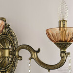 Фото 4 Бра хрустальные AL7801B10/2/175 A AGB P Amber/M-1H Bohemia Ivele Crystal