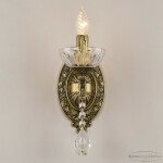 Фото 1 Бра хрустальные AL7901B10/1/175 A AGB P Clear/M-1H Bohemia Ivele Crystal