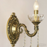 Фото 3 Бра хрустальные AL7901B10/1/175 A AGB P Clear/M-1H Bohemia Ivele Crystal