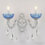 Фото 1 Бра хрустальные AL7901B10/2/175 B WMN P Aquamarine/M-1G Bohemia Ivele Crystal