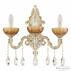 Фото Бра хрустальные AL7901B15/3/175 A WMG P Amber/M-1F Bohemia Ivele Crystal