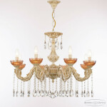 Фото 2 Люстра хрустальная AL79101/8/250 A WMG P Shampan/M-1G Bohemia Ivele Crystal