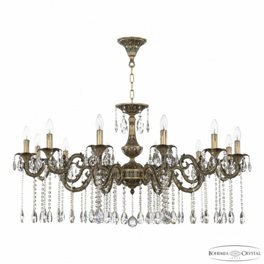Фото Люстра хрустальная AL79104/12/430 A AGB Bohemia Ivele Crystal