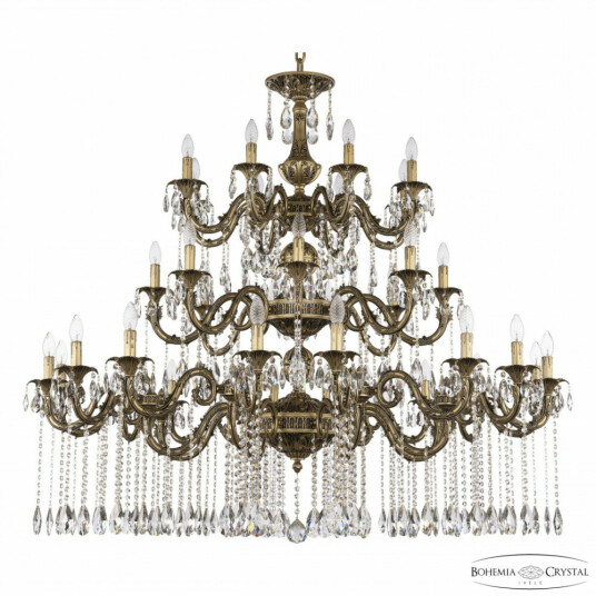 Фото Люстра хрустальная AL79104/16+8+8/550/3d A AGB Bohemia Ivele Crystal