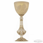 Фото Настольная лампа с костяным фарфором AL79100L/15 WMG P1 Angel Bohemia Ivele Crystal