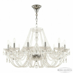 Фото Люстра хрустальная 101/12/300 Ni Bohemia Ivele Crystal