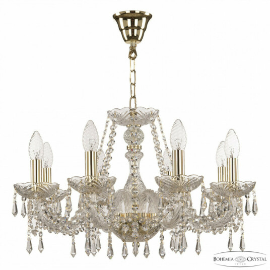 Фото Люстра хрустальная 104/8/195 G Bohemia Ivele Crystal