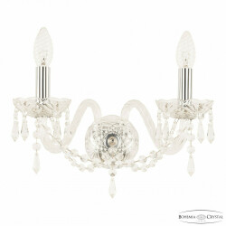 Фото Бра хрустальные 104B/2/165 Ni Bohemia Ivele Crystal