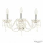 Фото Бра хрустальные 104B/3/165 Ni Bohemia Ivele Crystal