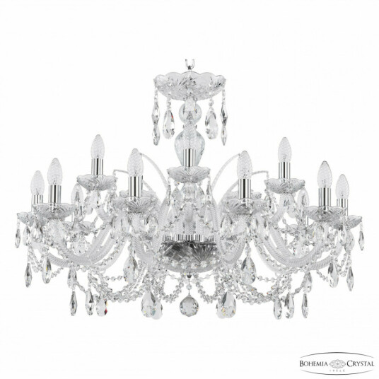 Фото Люстра хрустальная 105/10+5/300 Ni Bohemia Ivele Crystal