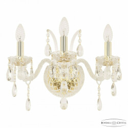 Фото Бра хрустальные 105B/3/141 G Bohemia Ivele Crystal