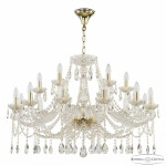 Фото Люстра хрустальная 107/12+6/360 G Bohemia Ivele Crystal