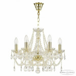 Фото Люстра хрустальная 107/6/165 G Bohemia Ivele Crystal
